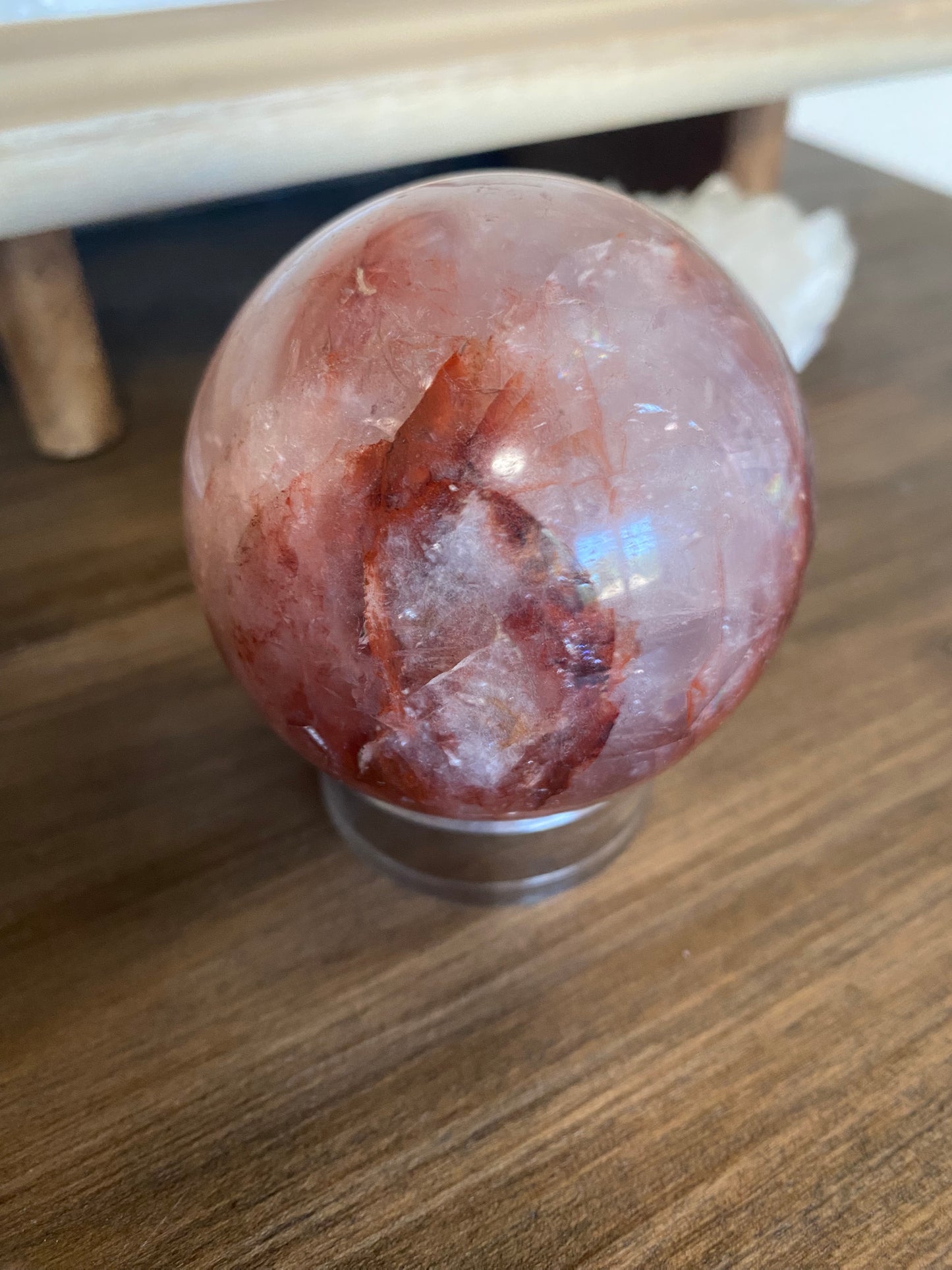 Fire Quartz Sphere