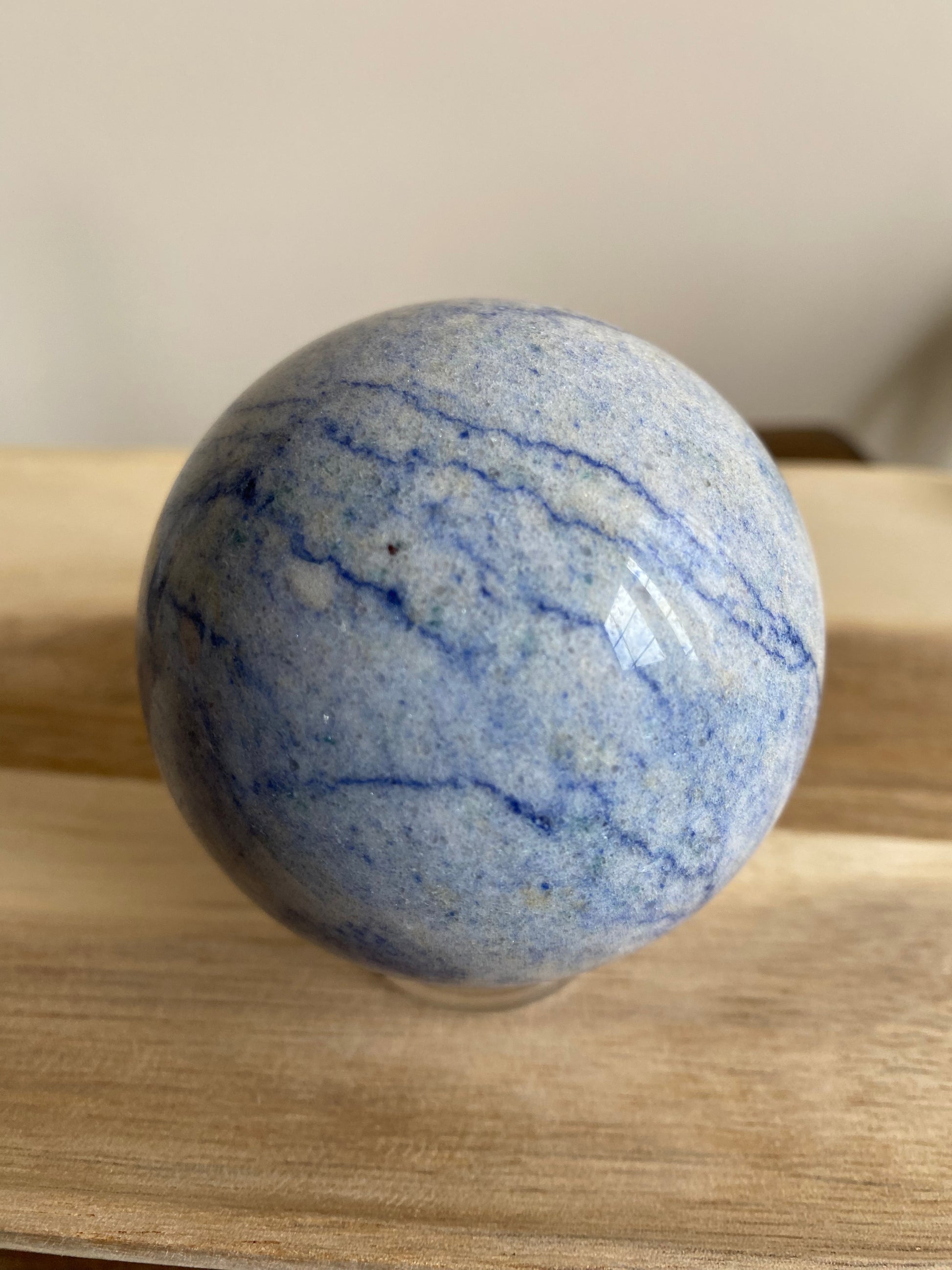 Blue aventurine sphere