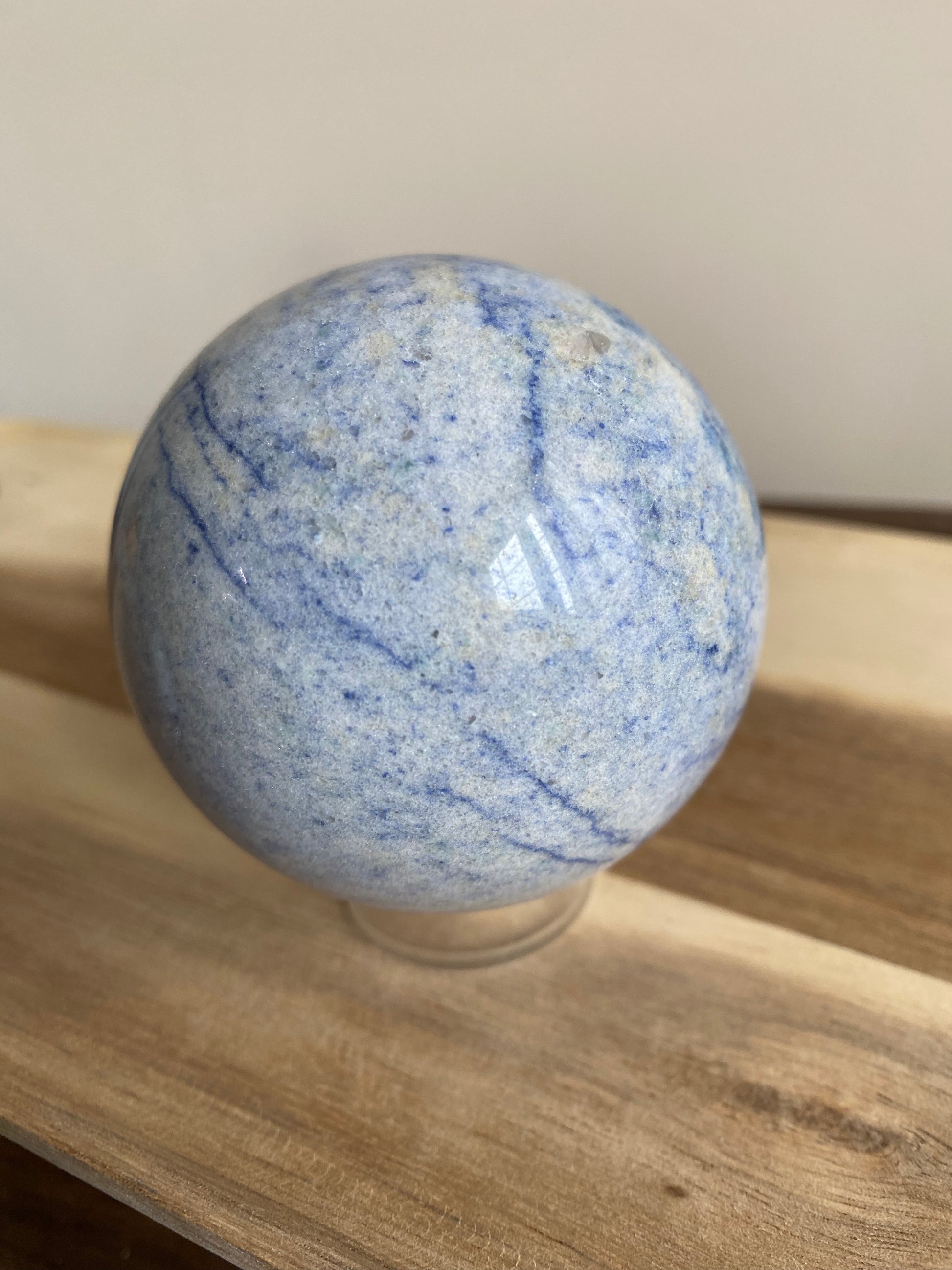 Blue aventurine sphere