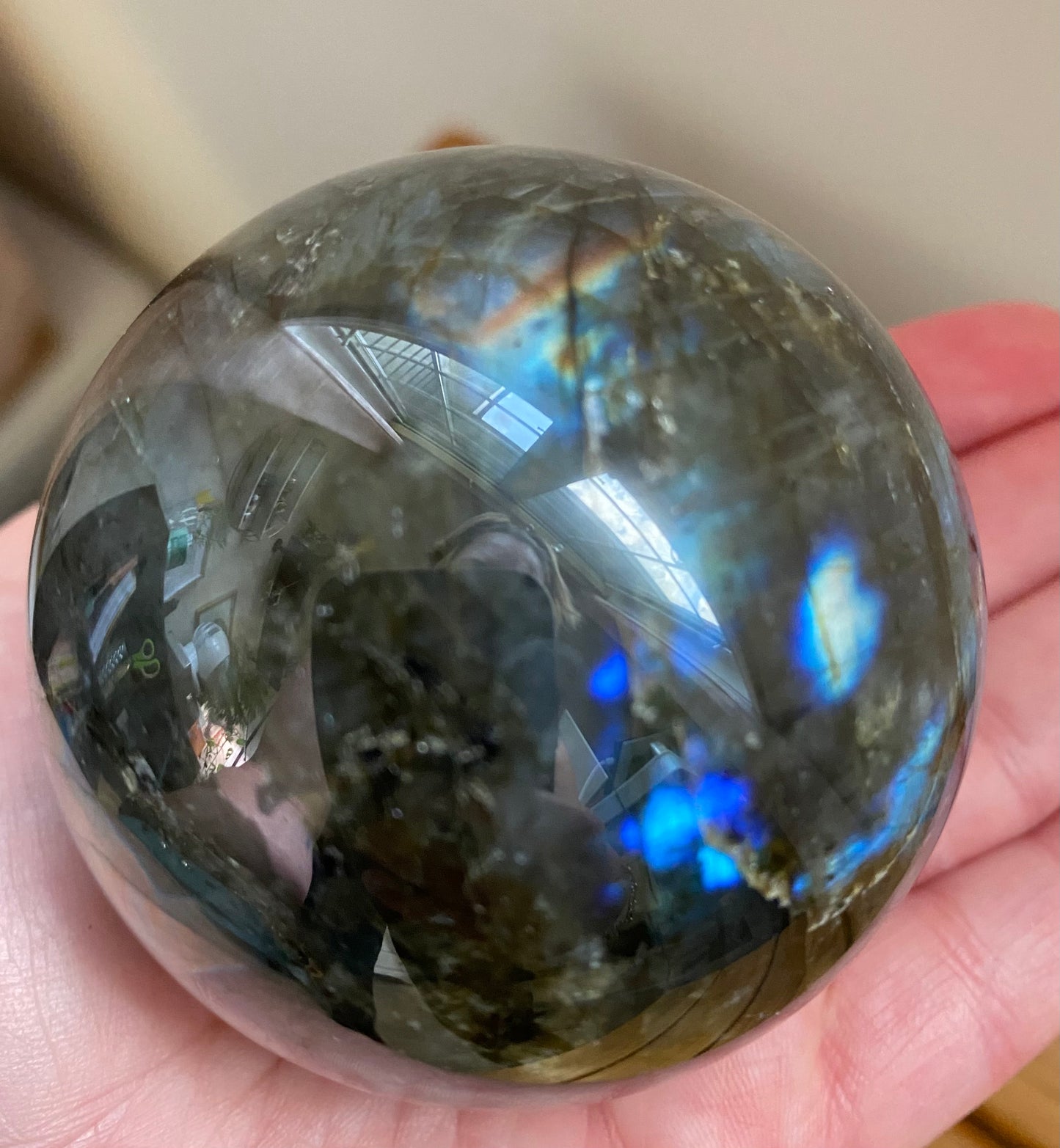 Flashy Labradorite Sphere