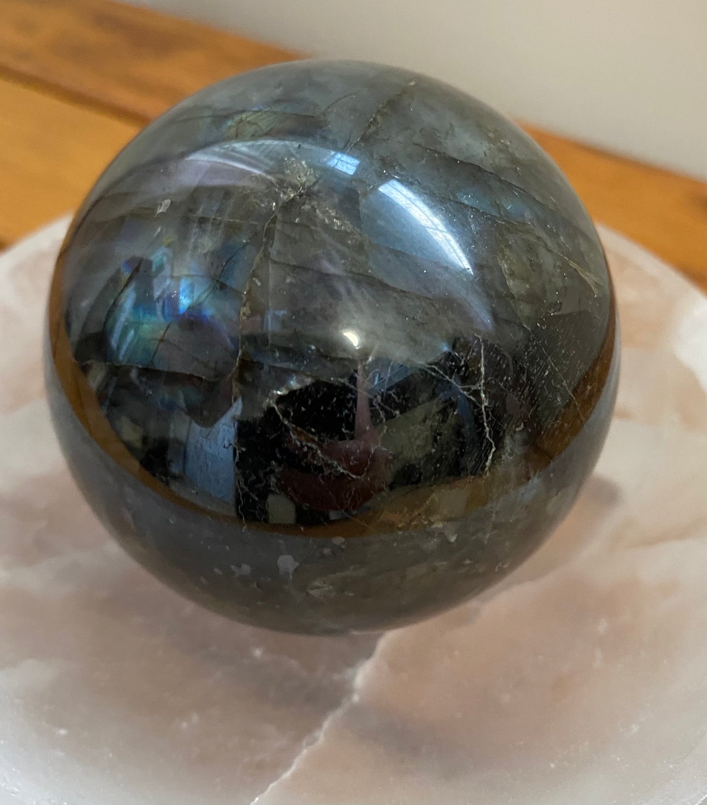 Flashy Labradorite Sphere